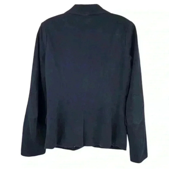 Cache Cache Women's Blazer Size 0, Blue Polka Dot Lining Tailored - Picture 2 of 9